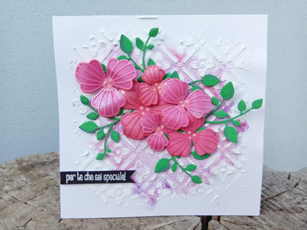 Card multiuso floreale “per te che sei speciale”
