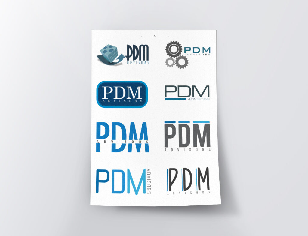 PDM Advisors – proposte loghi